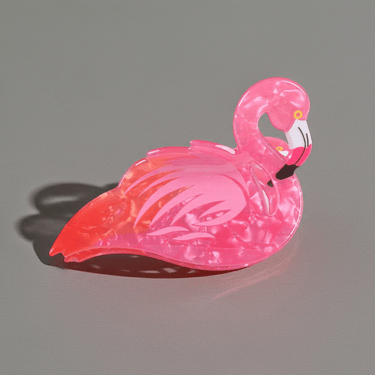 Flamingo Hair Claw - Ziya Blue