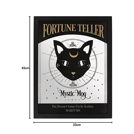 Mystic Mog Mirrored Wall Hanging