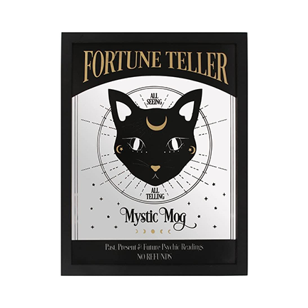 Mystic Mog Mirrored Wall Hanging