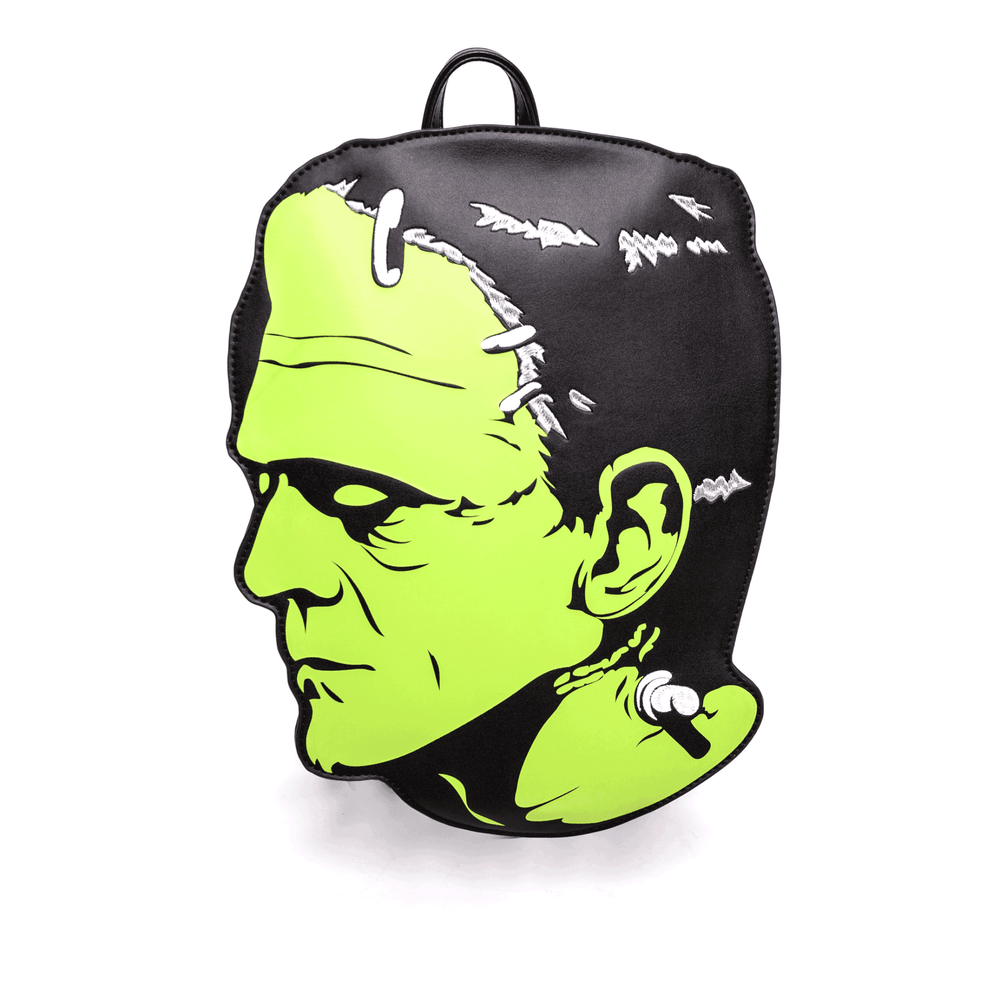 Frankenstein Head Shaped Backpack - Ziya Blue