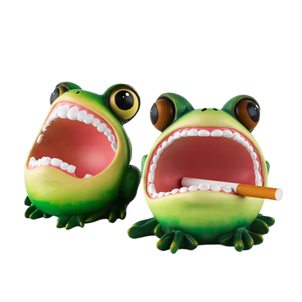 Frog Ashtray (Two Styles) - Ziya Blue
