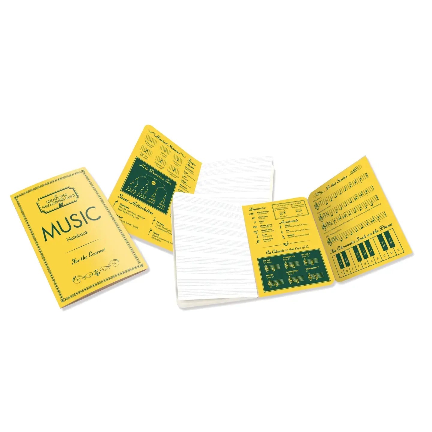 Full Size Music Notebook - Ziya Blue