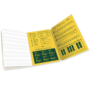Full Size Music Notebook - Ziya Blue