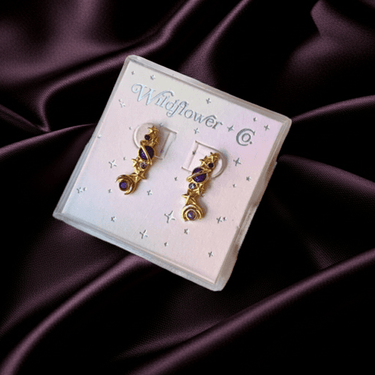 Galaxy Crawler Earrings - Ziya Blue