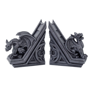Gargoyle Bookend Set - Ziya Blue