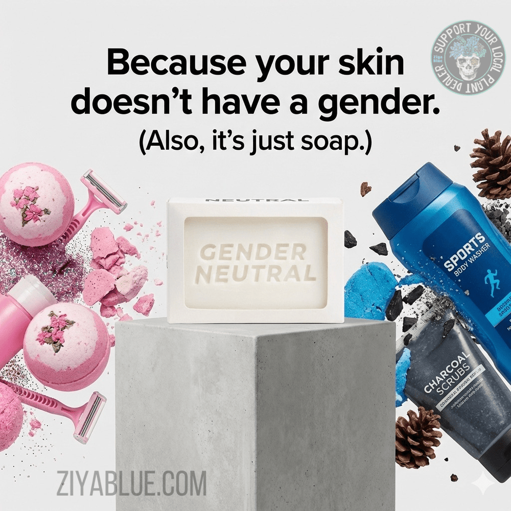 "Gender Neutral" Vanilla Soap Bar - Ziya Blue