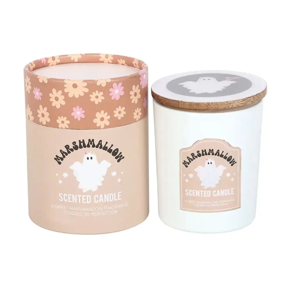 Ghost Toasted Marshmallow Candle - Ziya Blue