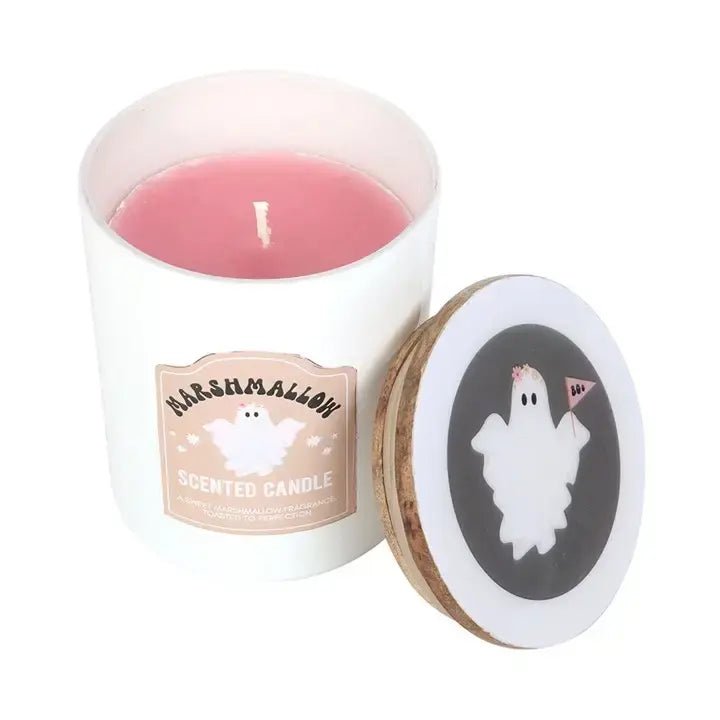 Ghost Toasted Marshmallow Candle - Ziya Blue