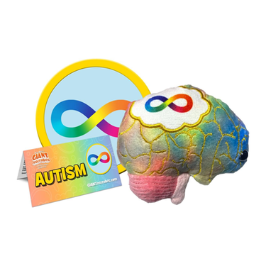 GIANTmicrobes Autism Plush 🌈🧠 - Ziya Blue