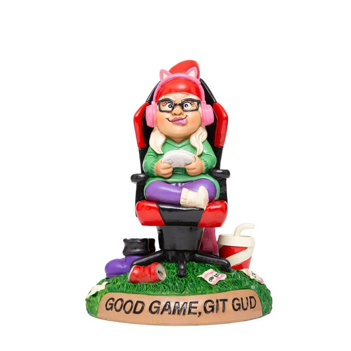 Girl Gamer Gnome - Ziya Blue