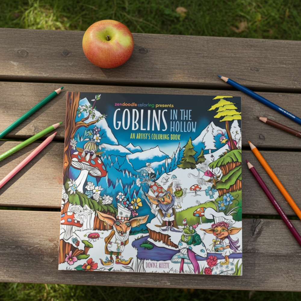 Goblins in the Hollow: An Artist's Coloring Book - Ziya Blue