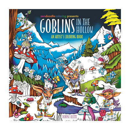 Goblins in the Hollow: An Artist's Coloring Book - Ziya Blue
