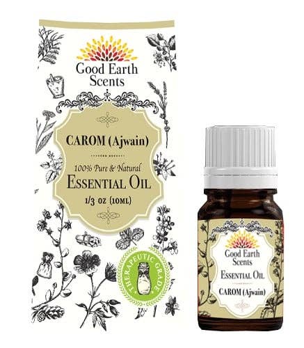 Good Earth Scents - Carom Essential Oil (10 ml.) - Ziya Blue