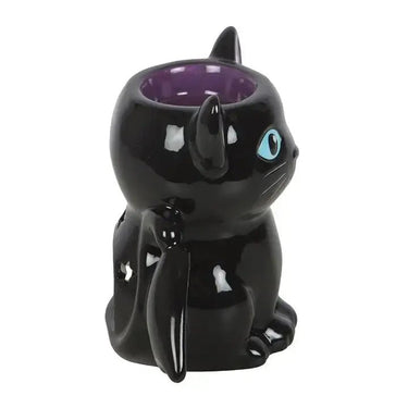 Gothic Bat Cat Oil Burner and Wax Warmer - Ziya Blue