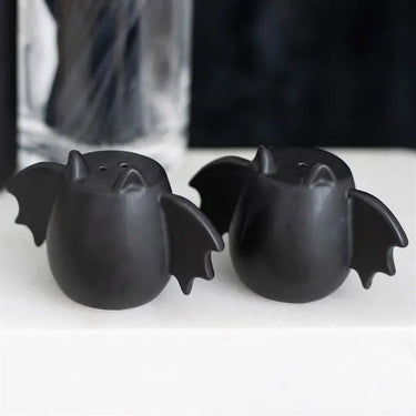 Gothic Bat Wing Salt and Pepper Shakers - Ziya Blue