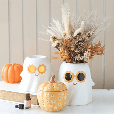 Groovy Ghost Oil Burner and Wax Warmer - Ziya Blue