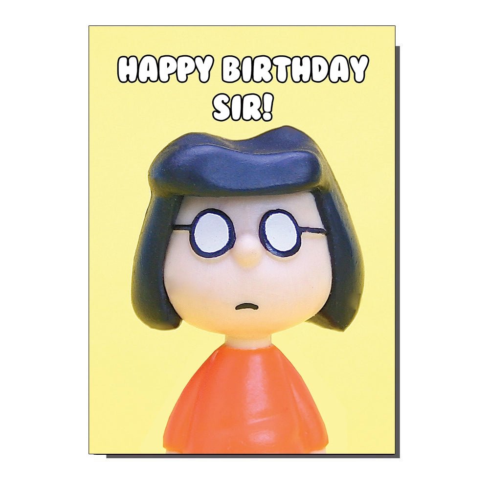 Happy Birthday Sir Greetings Card - Ziya Blue