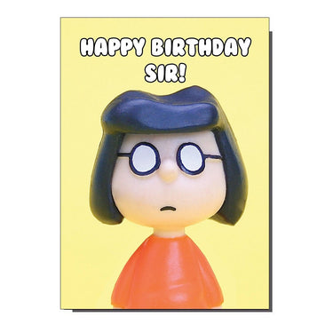 Happy Birthday Sir Greetings Card - Ziya Blue