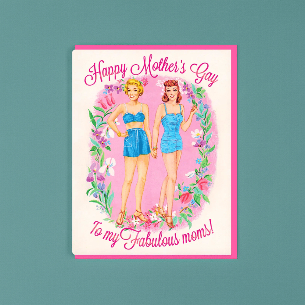 Happy Mother's Gay Card - Ziya Blue