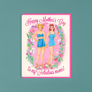 Happy Mother's Gay Card - Ziya Blue