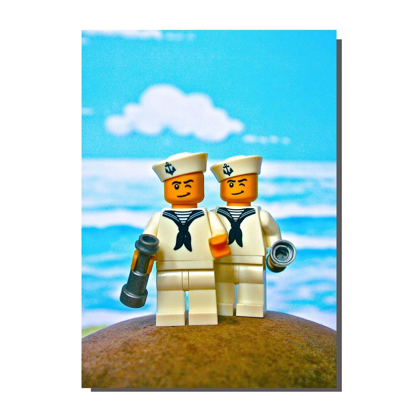 Happy Sailors Card - Ziya Blue