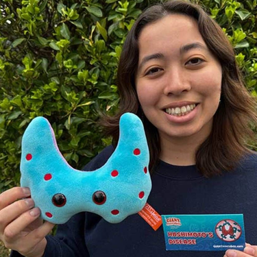 Hashimoto’s Plush - Thyroid Shenanigans - Ziya Blue