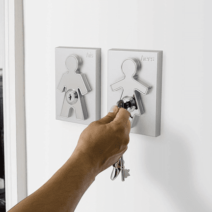 Hers Key Holder - Ziya Blue