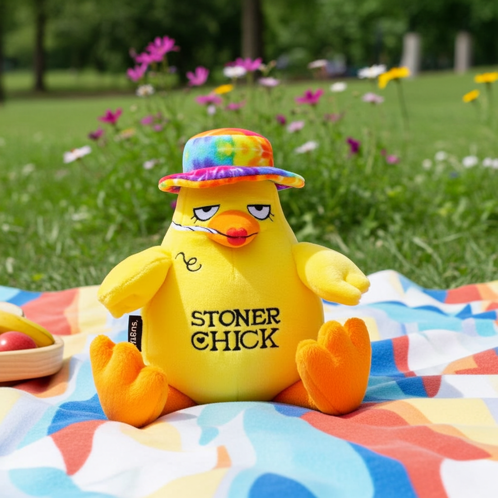 High Hopes with the Stoner Chick Plush Buddy! - Ziya Blue