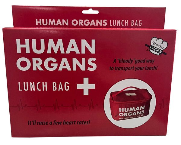 "Human Organs" Insulated Lunch Bag | The Ultimate Theft Deterrent - Ziya Blue