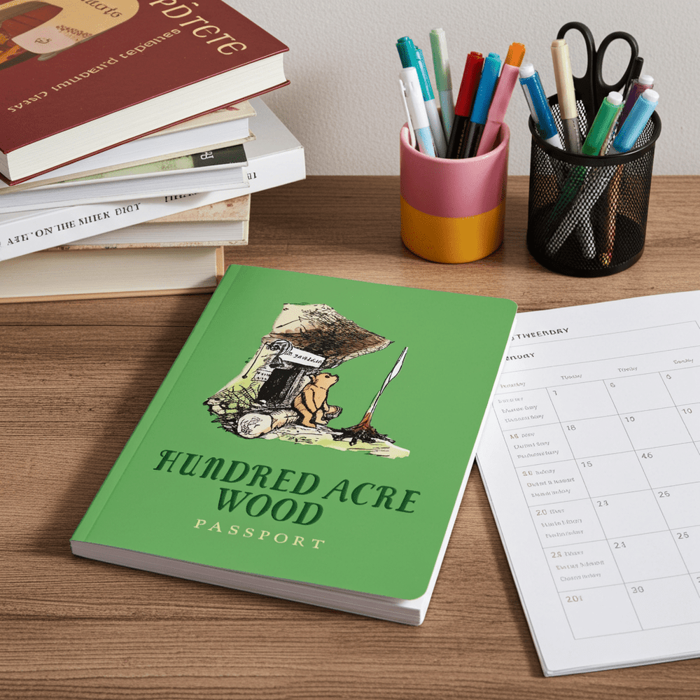 Hundred Acre Wood Notebook - Ziya Blue