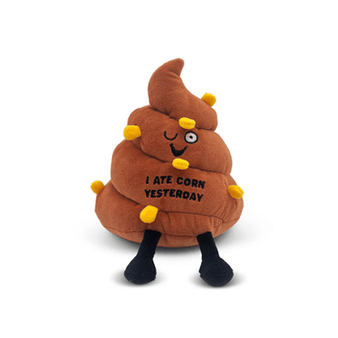 "I Ate Corn Yesterday" Poop Plush - Ziya Blue