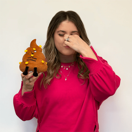 "I Ate Corn Yesterday" Poop Plush - Ziya Blue