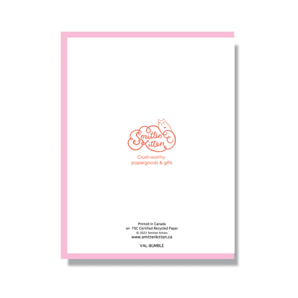 I Deleted Bumble! Bee My Valentine Card - Ziya Blue