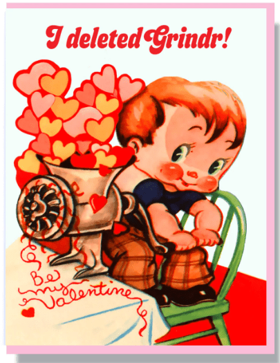 I Deleted Grindr Card - Ziya Blue