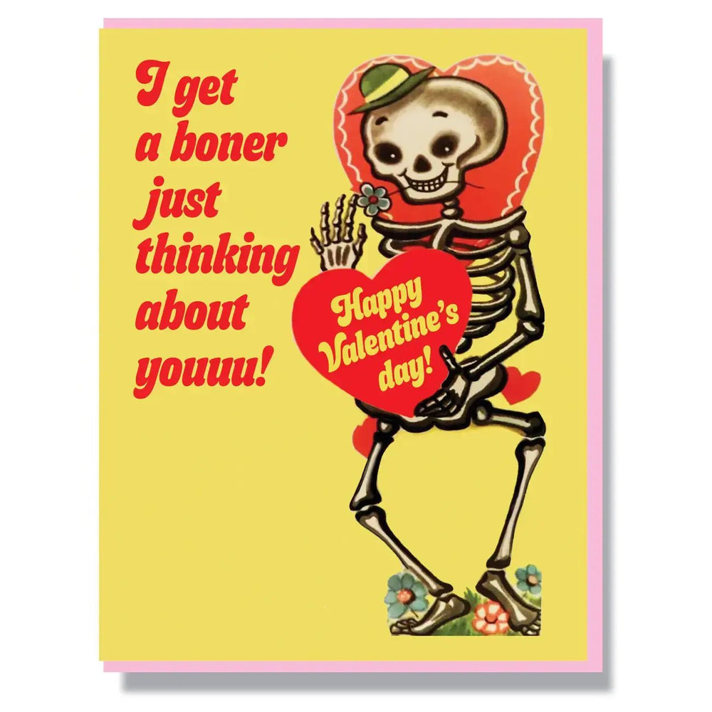 I Get A Boner Just Thinking About You Card - Ziya Blue