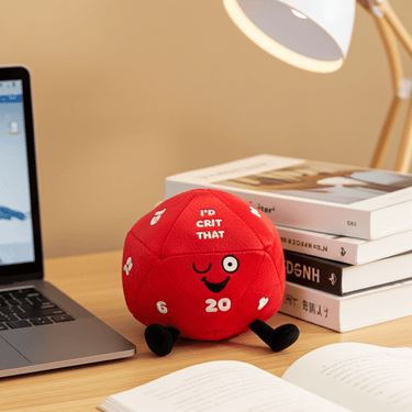 I’d Crit That - Plush Dice - Ziya Blue