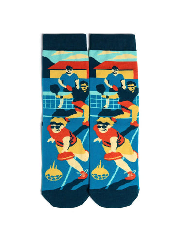 I'd Rather Be Playing Pickleball Socks 🎾🧦 - Ziya Blue