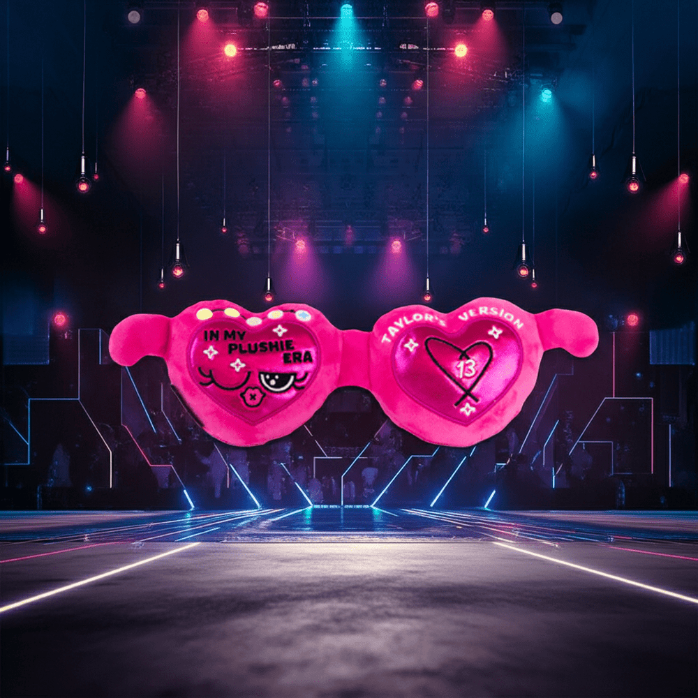 In My Plushie Era Swift - Inspired Sunglasses Plush - Ziya Blue