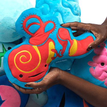 Inner Ear Plush - Ziya Blue