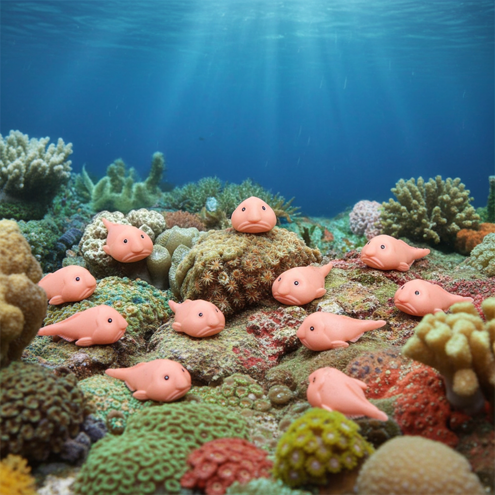 Itty Bitty Blobfish - Bag of 12 - Ziya Blue