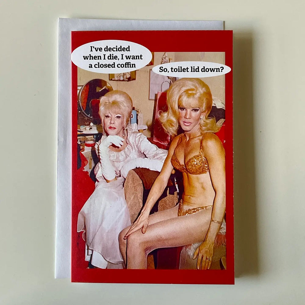 I've Decided When I Die Birthday Card - Ziya Blue