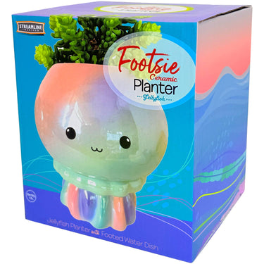 Jellyfish Footsie Planter - Ziya Blue