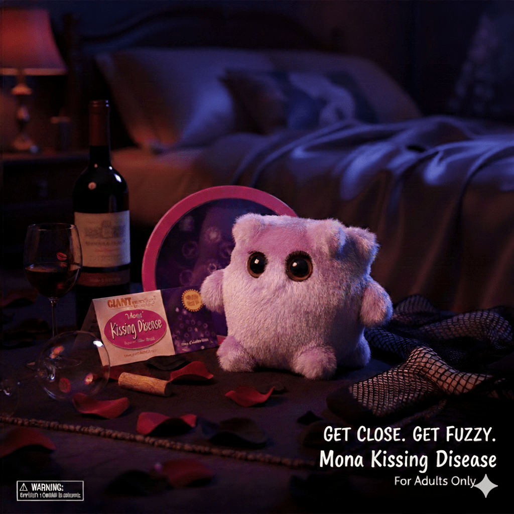 Kissing Disease (Mono) Plush - Ziya Blue