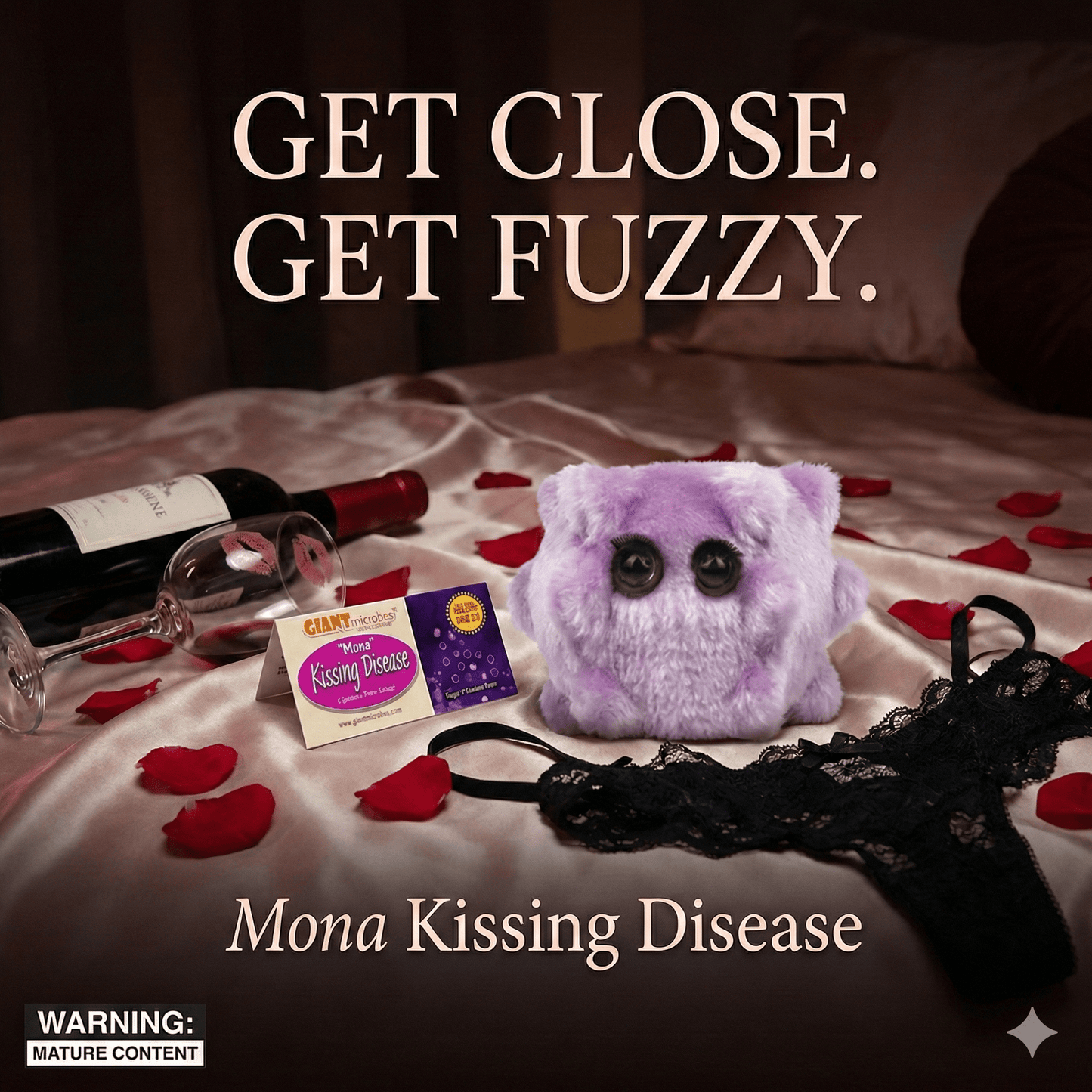 Kissing Disease (Mono) Plush - Ziya Blue