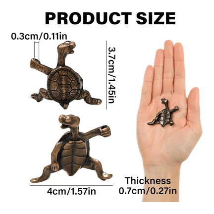 Kung Fu Turtle Incense Holder - Ziya Blue