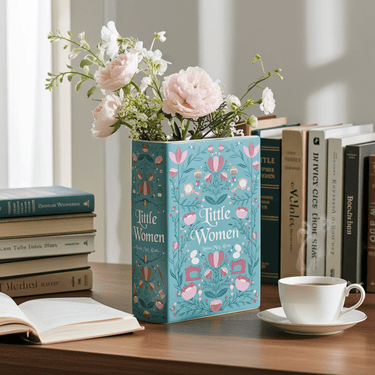 Large Book Vase - Little Woman - Ziya Blue