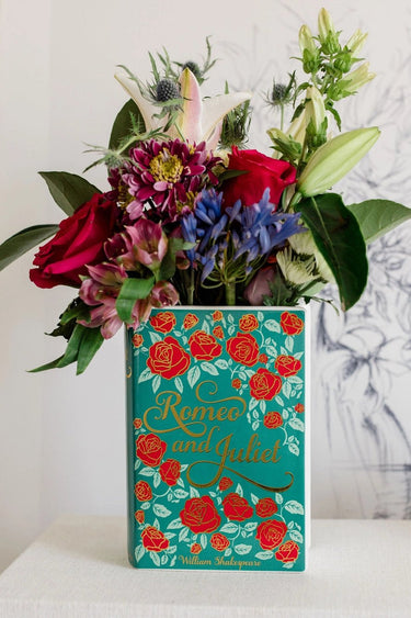 Large Book Vase - Romeo and Juliet - Ziya Blue