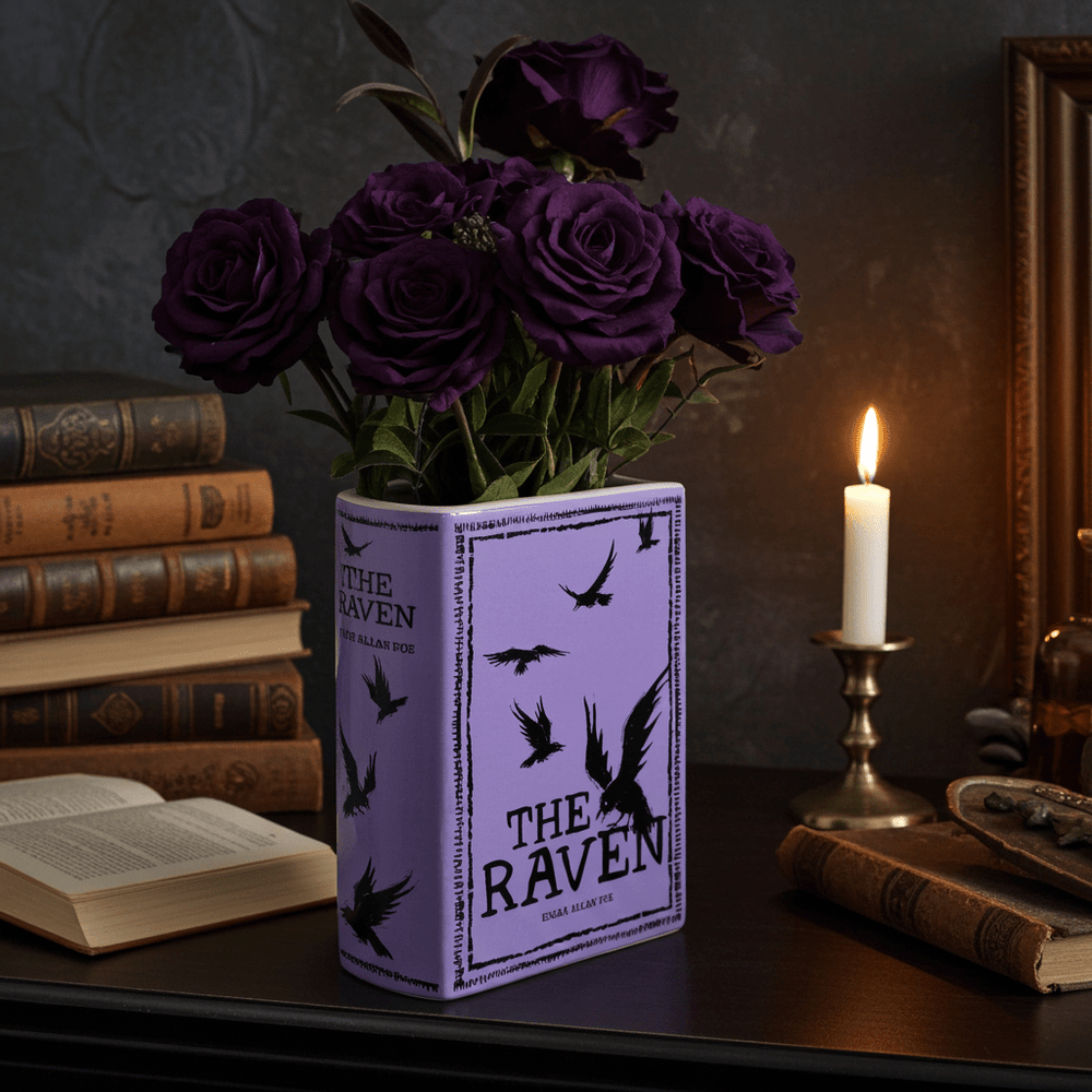Large Book Vase - The Raven - Ziya Blue