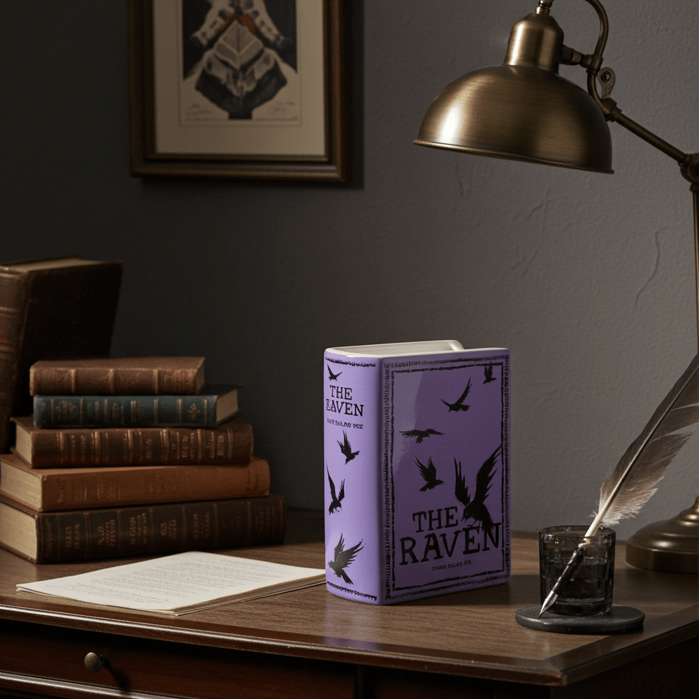 Large Book Vase - The Raven - Ziya Blue