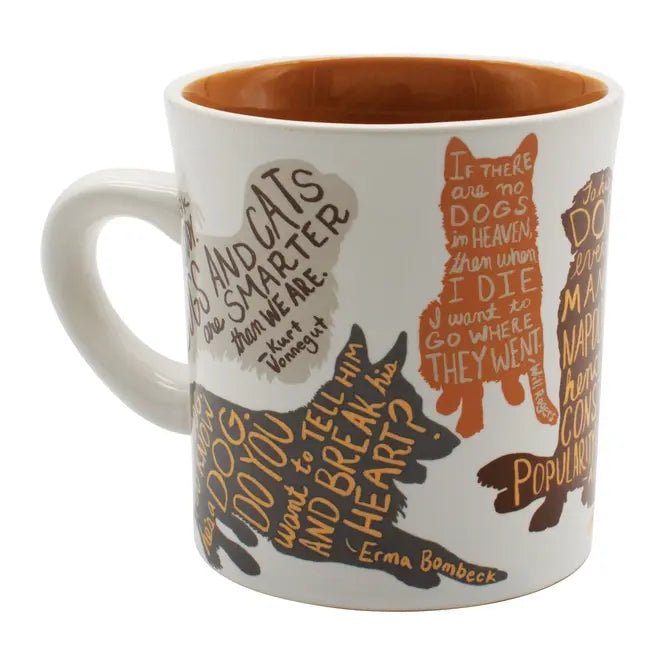 Literary Dog Mug - Ziya Blue